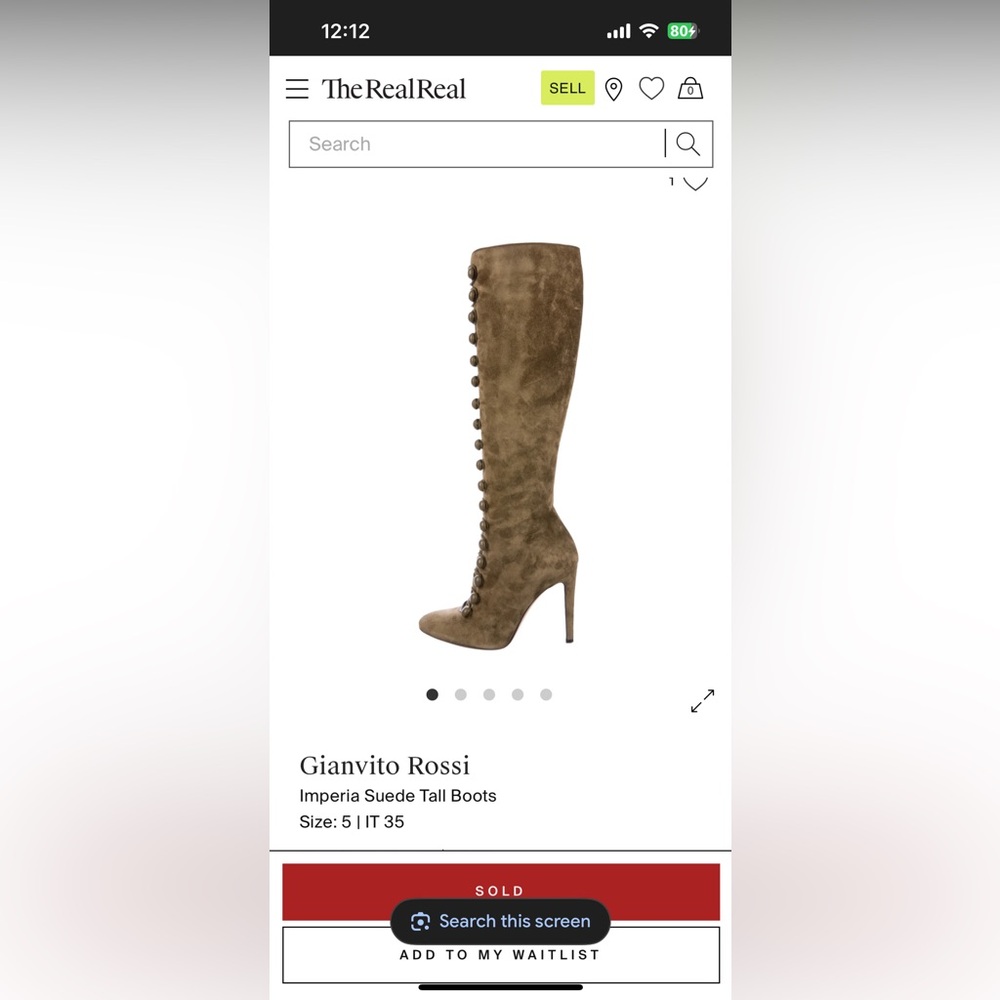 Gianvito Rossi Imperia Suede Tall Boots
